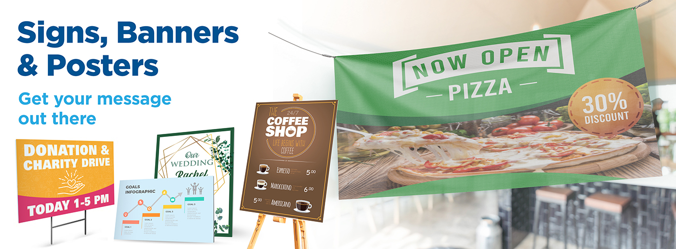 Signs Banners Posters